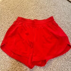 Red Lululemon Shorts